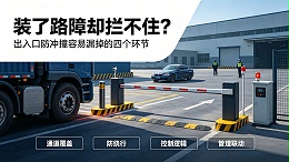 装了路障却拦不住？出入口防冲撞容易漏掉的四个环节